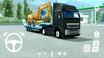 Heavy Machines & Mining Simulator_#7 || Excavator Transport By Truck || Android Gameplay FHD