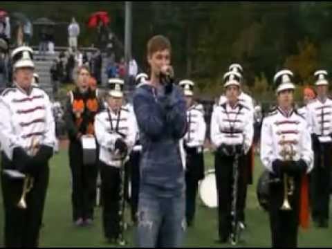 Jeffrey Gutt - Sings National Anthem 2012