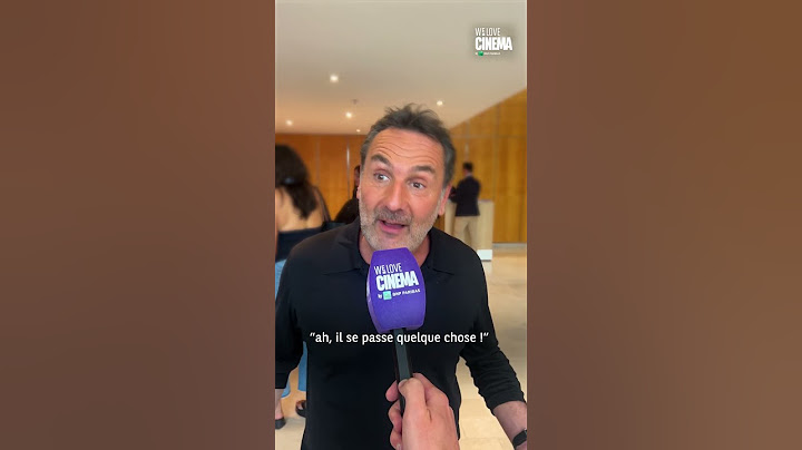 Gilles Lellouche raconte la projection de L'AMOUR OUF à #Cannes2024