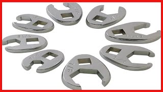 Sunex 9708 3/8-Inch Drive Fractional Crowfoot Flare Nut Wrench Set, 3/8-Inch - 7/8-Inch