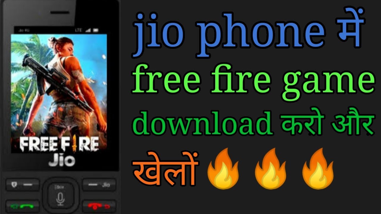 Free fire game in jio phone || jio phone new update free ...