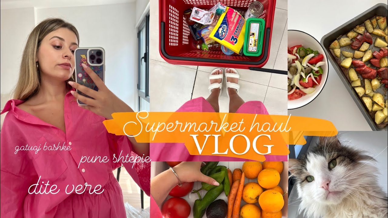 PRODUCTIVE DAY  | Supermarket haul, tave me salcice, pastroj tualetin | Vlog