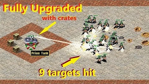 How many Conscripts can 1 Prism Tank stop? (Fully Upgraded) - Red Alert 2