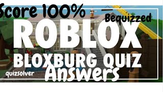 Roblox Bloxburg Quiz Answers I Score 100% I Bequizzed.  #RobloxBloxburgQuiz #Roblox #Bequizzed #quiz