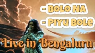 First Time Bolo Na Live | Piyu Bole With Audience #shreyaghoshal #live #concert #bengaluru #trending