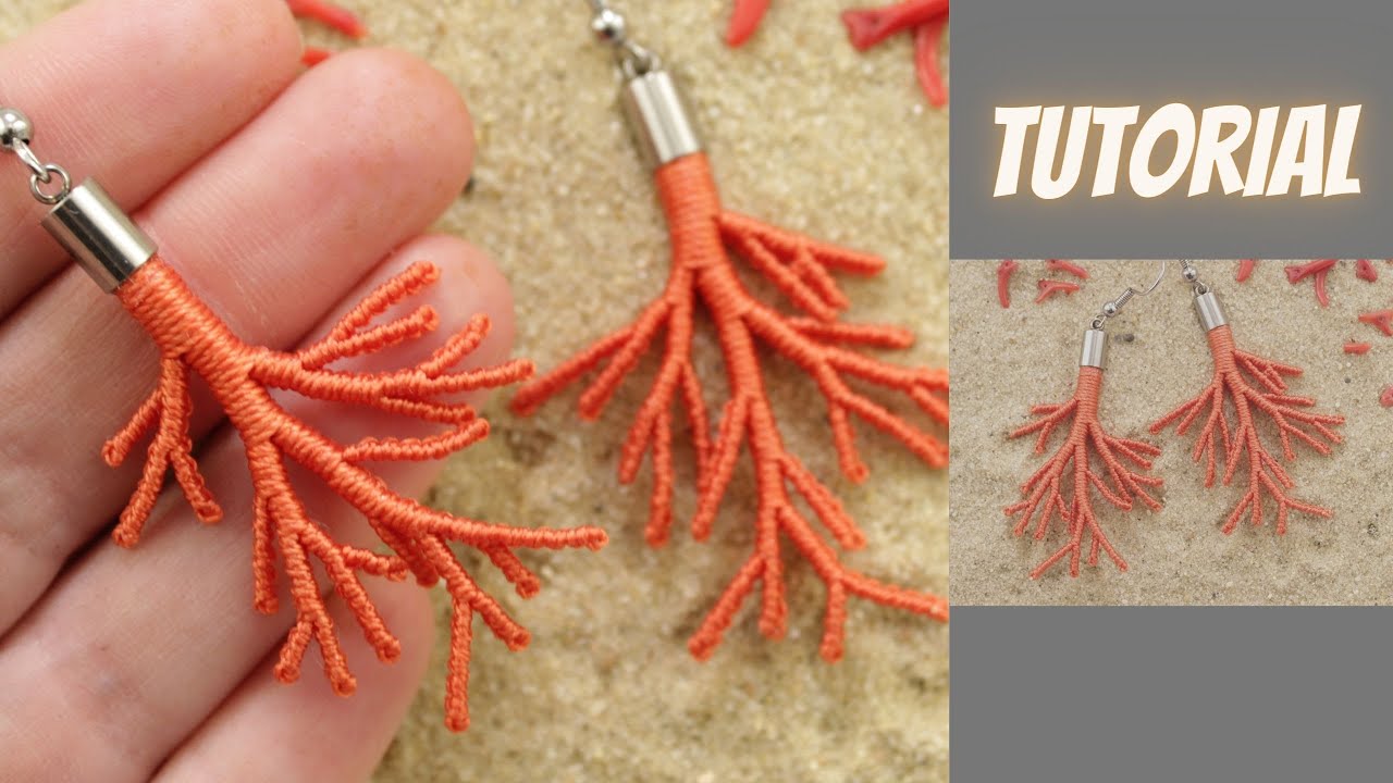 Micro Macrame Coral – Ocean Charms for Summer