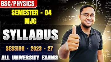 B.Sc 4th Semester Physics Syllabus|Physics 4th Semester Syllabus|B.Sc 4th Semester Physics Syllabus