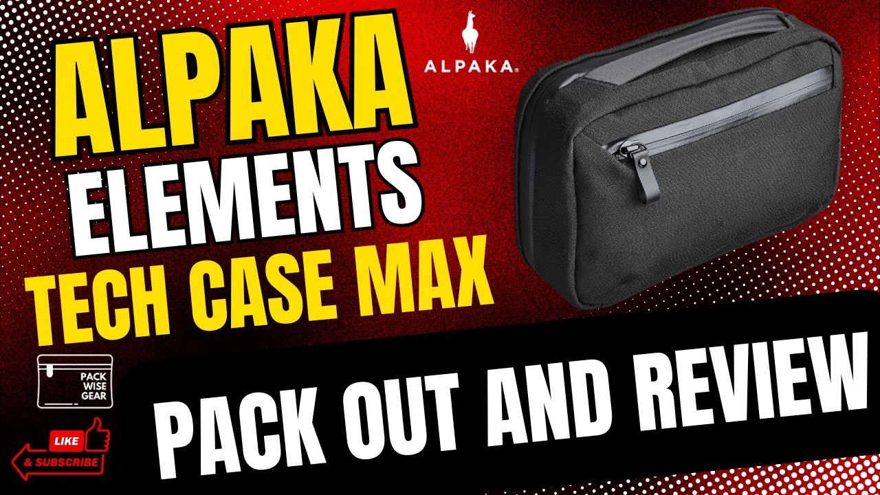 Alpaka Elements Tech Case MAX Long-Term Review – EDC Tech Pouch Pack ...