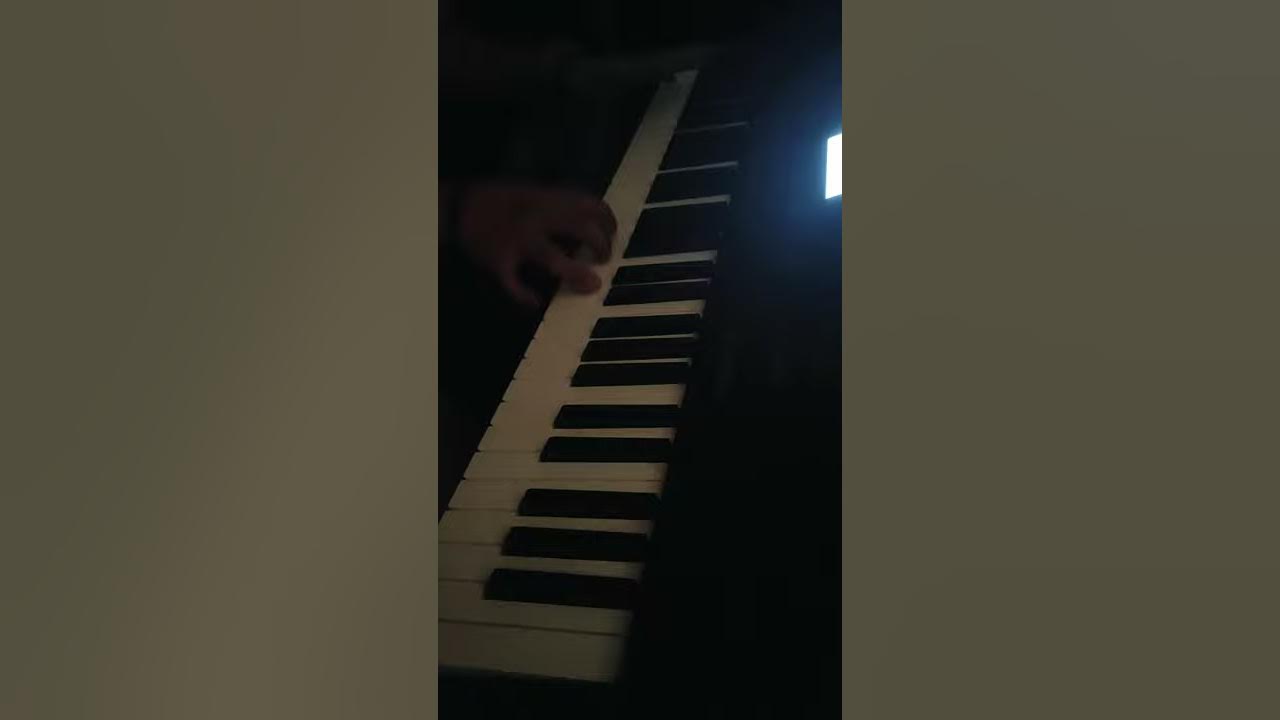 Die with a smile - Fkj Intro Piano cover - YouTube