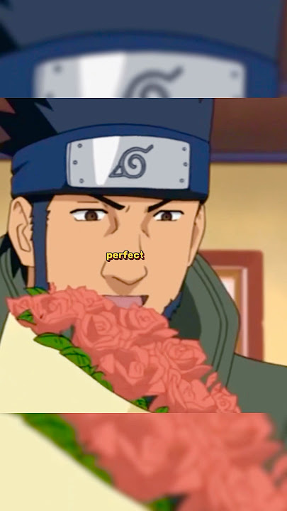 Asuma buys flowers for Kurenai