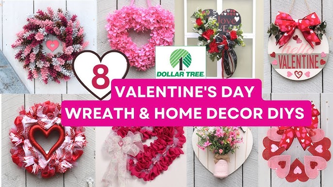 Valentines Day Ribbon Wreaths 