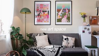 small art studio makeover & tour