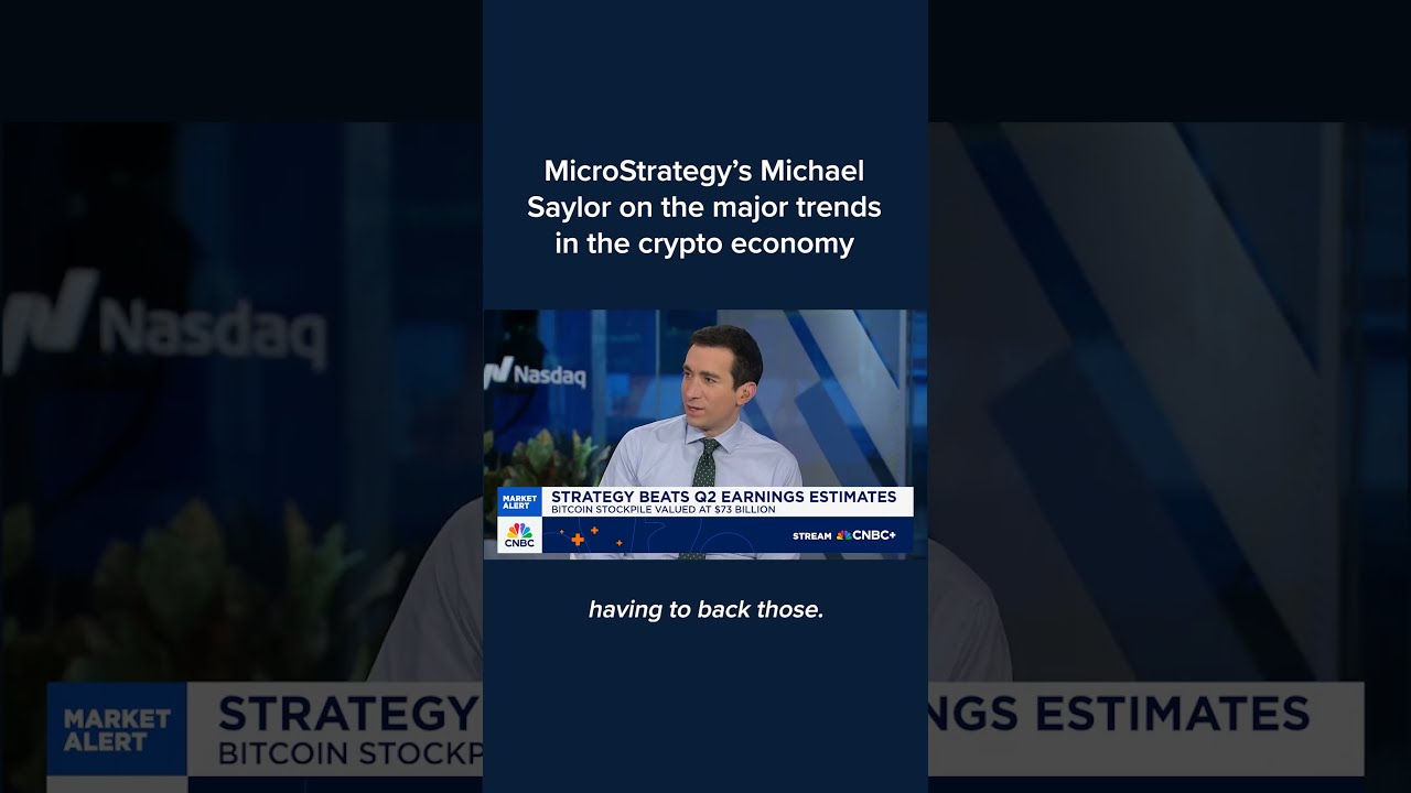 MicroStrategy S Michael Saylor On The Major Trends In Crypto Economy