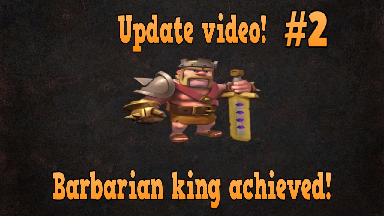 Barbarian King Upgrade Chart