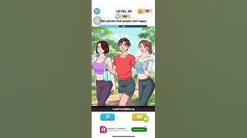 Annoying Puzzle Game Level 34 - Take Photos That People Look Happy