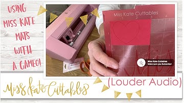 (Louder Audio) Using Miss Kate Cuttables Cutting Mats with Silhouette Cameo 1 2 3 4