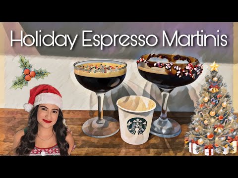 Holiday Espresso Martinis ~ Bartending with Brielle