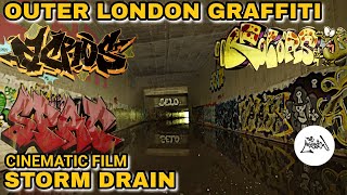 Outer London Graffiti  Storm Drain  Cinematic Film