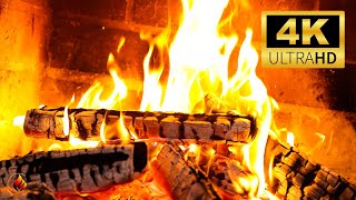 🔥 Cozy Fireplace 4K (12 HOURS). Fireplace with Crackling Fire Sounds. Crackling Fireplace 4K #80