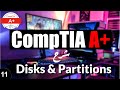 11 CompTIA A Plus Disks Partitions شرح أقسام الهارد ديسك 