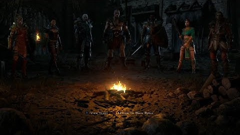 Diablo II: Resurrected Beta - New Intro, Menu, & Character Select Screens