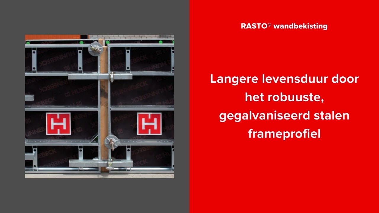 RASTO wandbekisting (NL)