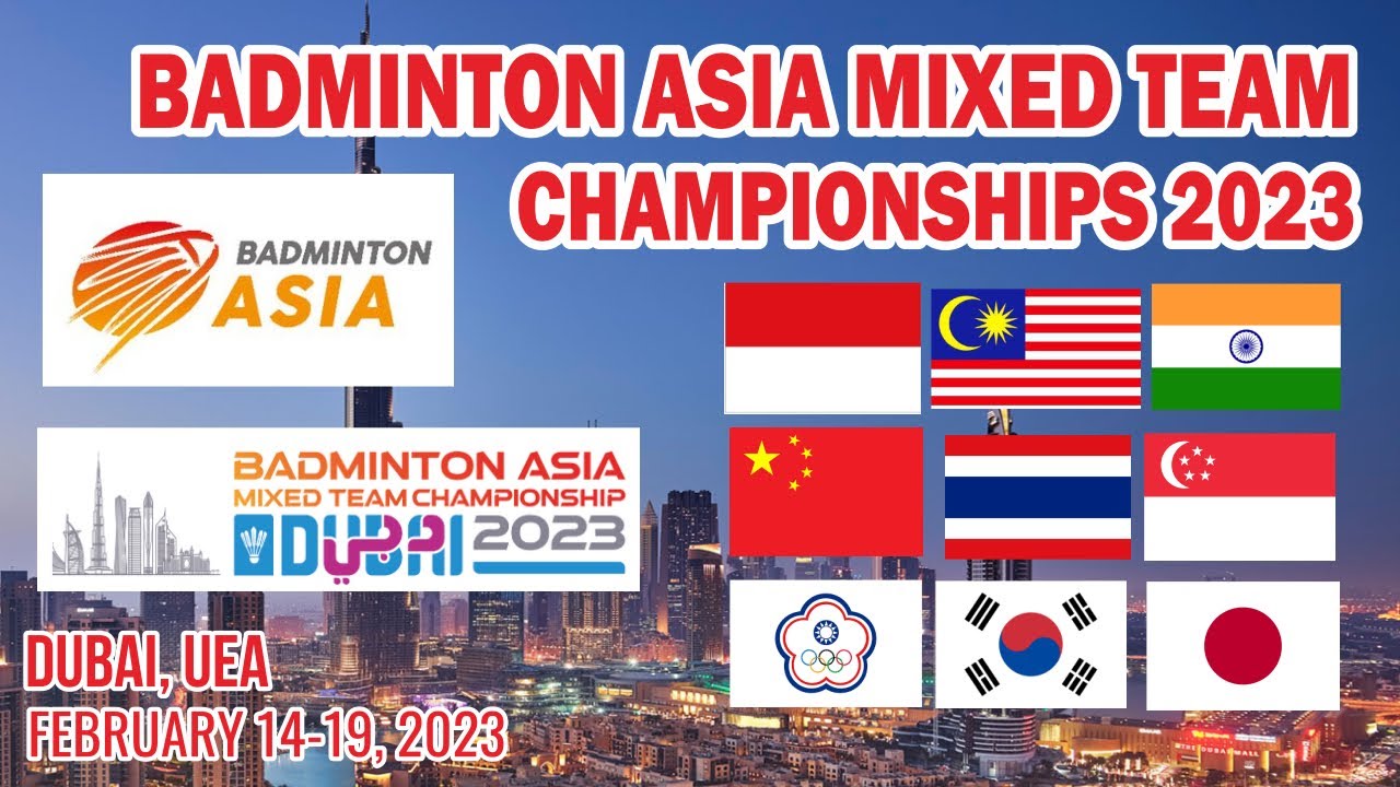 🔴 LIVE BADMINTON ASIA MIXED TEAM CHAMPIONSHIPS 2023 GROUP STAGE MATCH 6-7