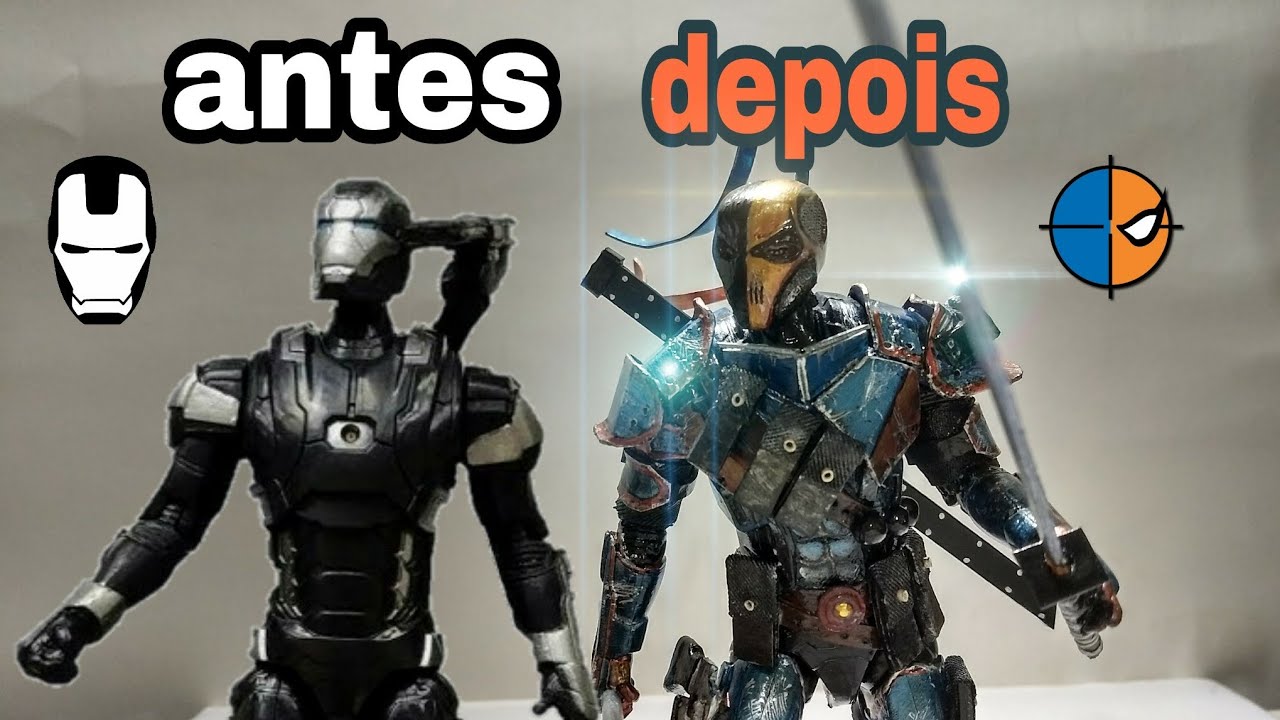 My custom deadstroke EXTERMINADOR transformando MAQUINA DE ...