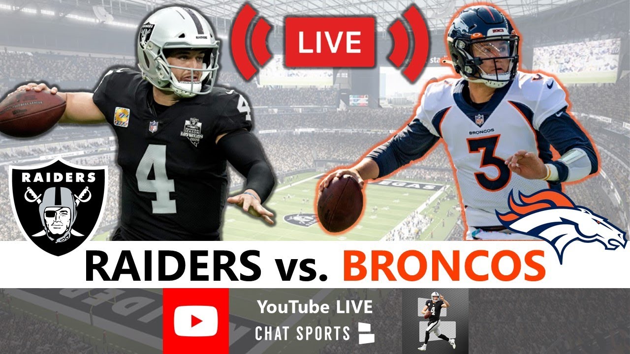 Denver Broncos vs. Las Vegas Raiders live stream, how to watch ...