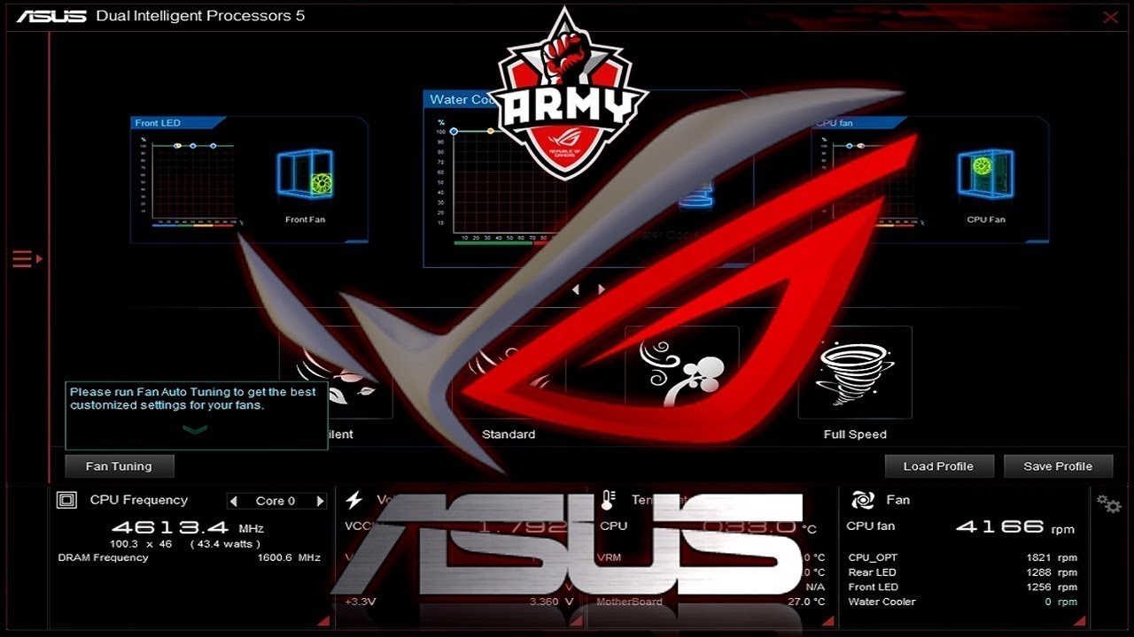 Asus Fan 4 Download Fans Not Adjustable Fix -