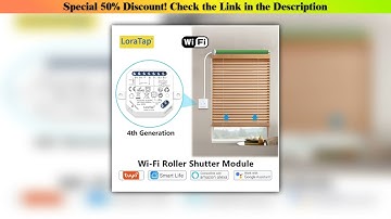 Top Tuya Smart WiFi Curtain Switch  Module for Roller Shutter Window Blinds App Remote Control Perc