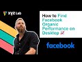 Find Facebook Organic Performance on Desktop