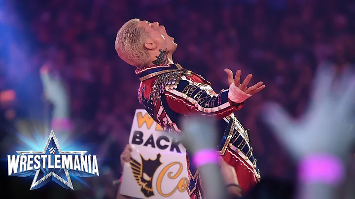 Cody Rhodes returns to WWE: WrestleMania 38 (WWE N...