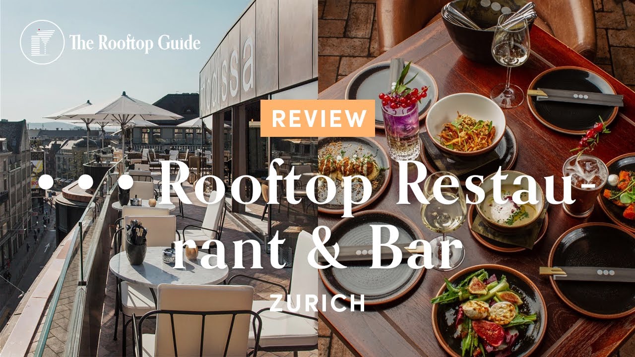 Modissa Rooftop Rooftop Restaurant & Bar in Zurich - Review - YouTube