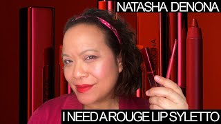 Natasha Denona I Need A Rouge Lip Syletto - Gigi and Emilia - Try On and Swatches