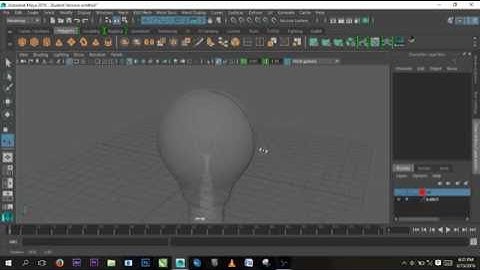 how to create electric bulb with MAYA 03