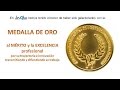 MEDALLA de ORO al MÉRITO y la EXCELENCIA profesional por su trayectoria e innovación - desQbre