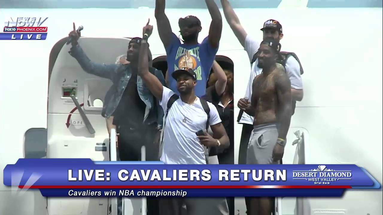 FNN: Cavaliers return home after winning NBA championship