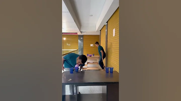 Balloon pyramid | Balloon Cup Stacking #balloonchallenge #shorts