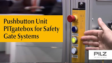 Pushbutton Unit PITgatebox for Safety Gate Systems | Pilz