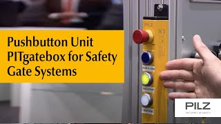 Pushbutton Unit Pitgatebox For Safety Gate Systems Pilz