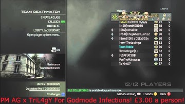 MW3 | Real Time Editing + Godmode Infections | TrIL4gY Modding