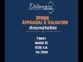 DAR Valuation &amp; Appraisal Roundtable March 2022