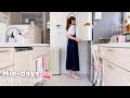 187.夫婦の穏やかな休日🧺｜購入品紹介＆収納術✨️｜長男の入籍祝いディナー｜癒しの3匹の猫たち🐱