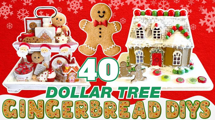 🍪 It's a Gingerbread Christmas! 🎄 40+ Dollar Tree DIYs & Finds