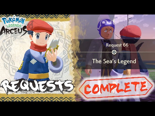 Request 66 'The Sea's Legend' and how to get Manaphy in Pokémon