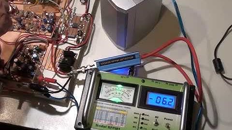 Power meter VFO and BFO level checking