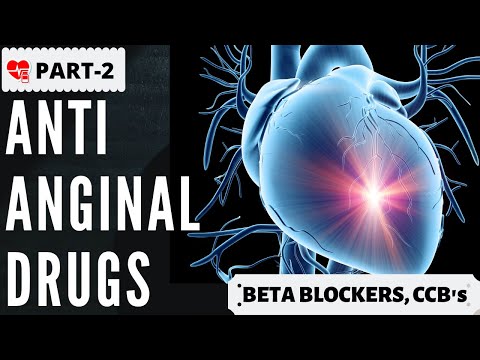 Anti Anginal Drugs (Part-2) | Beta blockers, Calcium Channel blockers (CCB) | Pharmacology