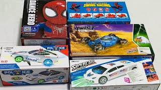 TOY COLLECTION 2021 !! SPIDER-MAN TOY ! POLICE CAR ! SUPER-CAR ! TWISTER CAR !! TOK TOK TV