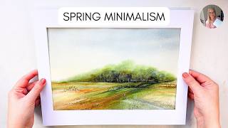 Expressive Spring Landscape in Watercolour 🌼 | Simple Minimalist Style screenshot 5